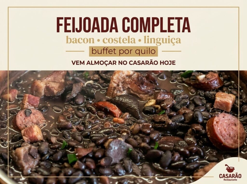 Buffet de feijoada por quilo